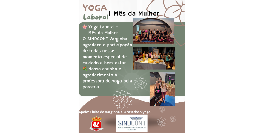 Yoga Laboral | Mês da Mulher